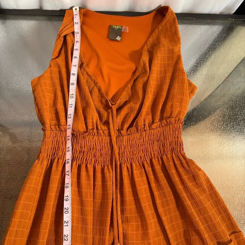 Taylor Maxi Dress Womens Small Cottage Boho Tasseled Tiered Festival Peasant - Picture 7 of 10